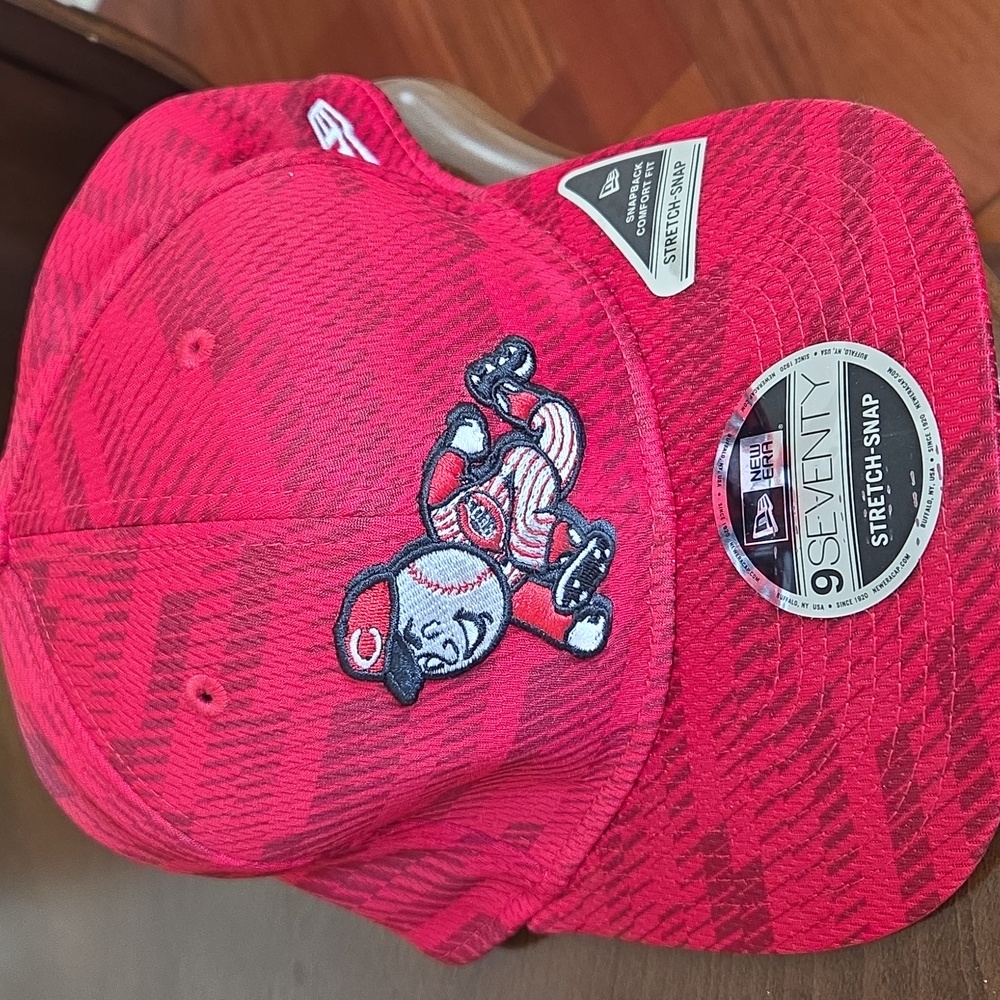 New Era Cincinnati Reds Plaid Baseball Cap